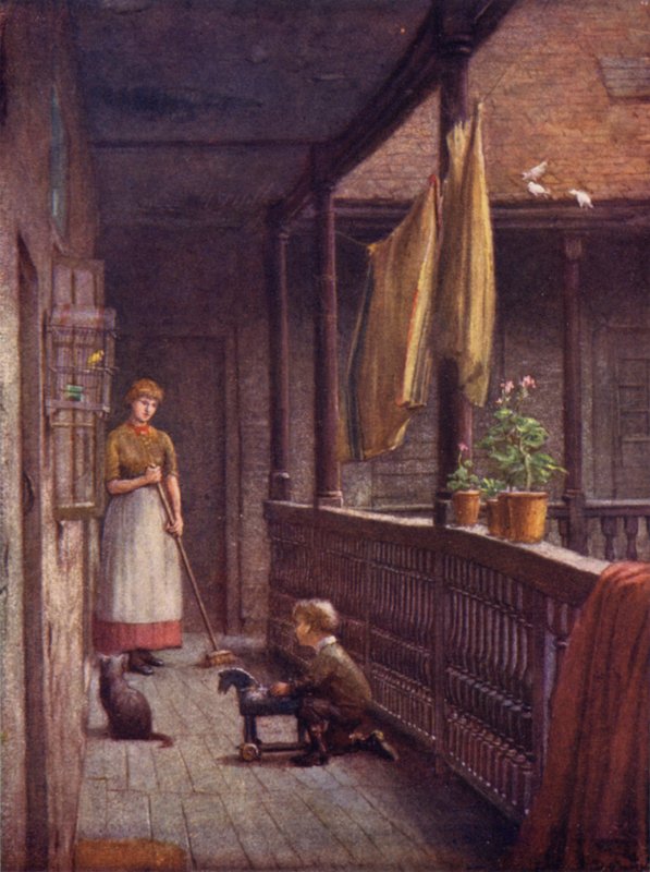 Galerie White Hart Inn, Southwark, 1884 od Philip Norman