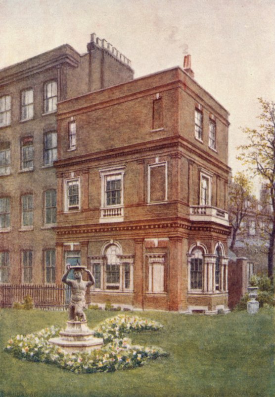 Garden House, Clements Inn, 1883 od Philip Norman