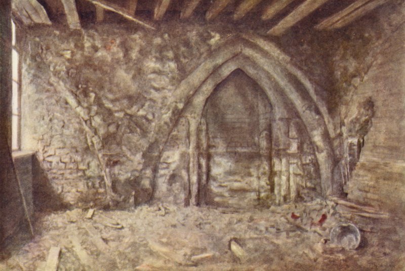 Medieval Arches, Ireland Yard, Blackfriars, 1900 od Philip Norman