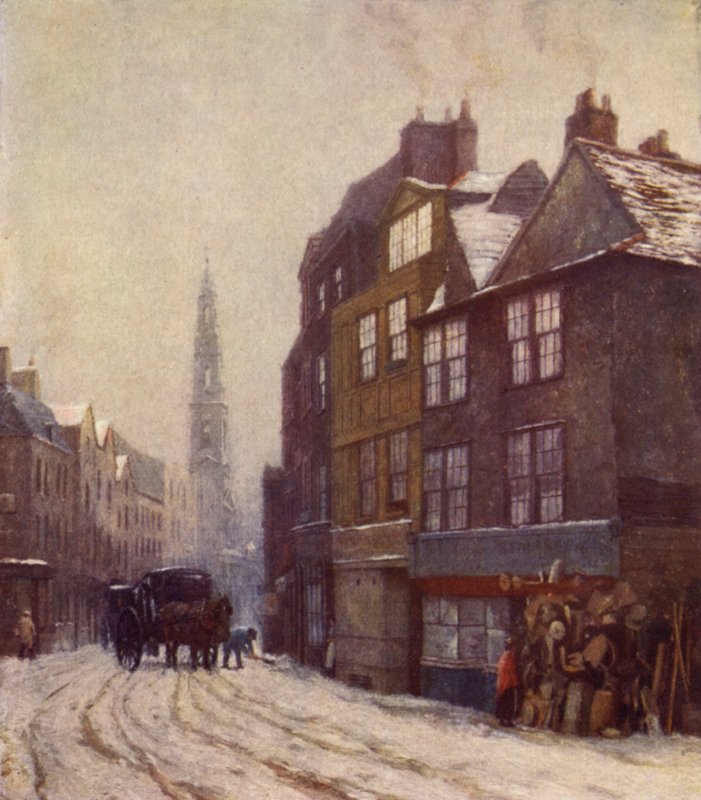 Nell Gwyns Lodging, Drury Lane, únor 1881 od Philip Norman