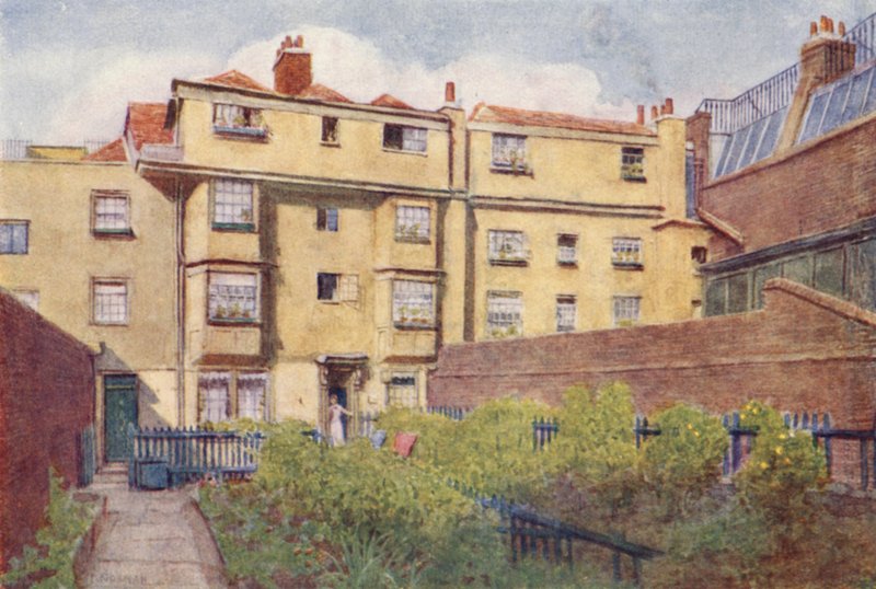 Nevills Court č. 13, 14 a 15, Fetter Lane, 1901 od Philip Norman