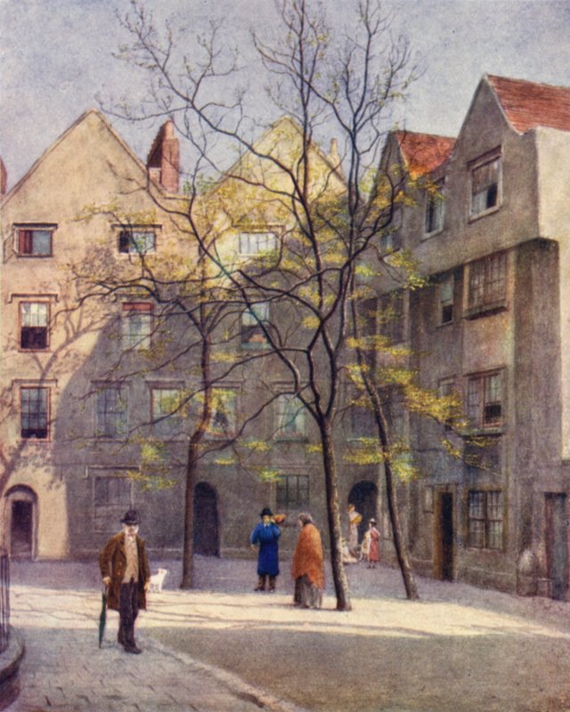 Část Barnards Inn, Holborn, 1886 od Philip Norman