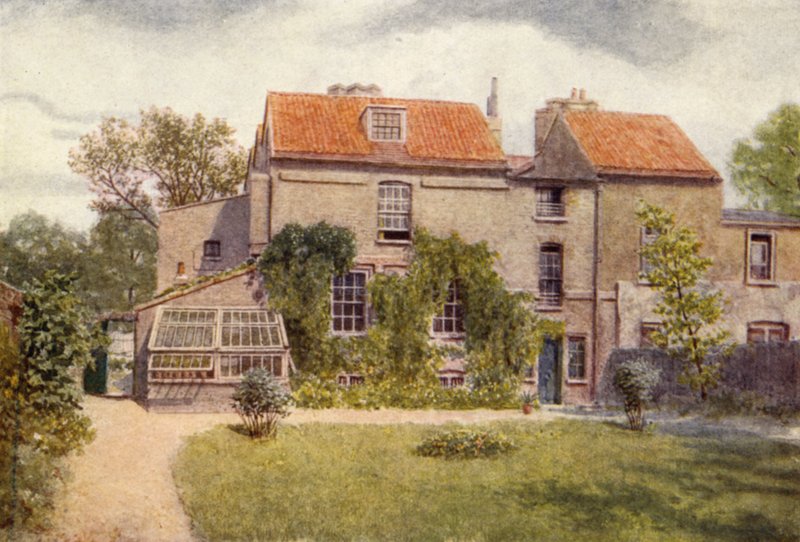 Sandford Manor House ze zadní zahrady, 1898 od Philip Norman