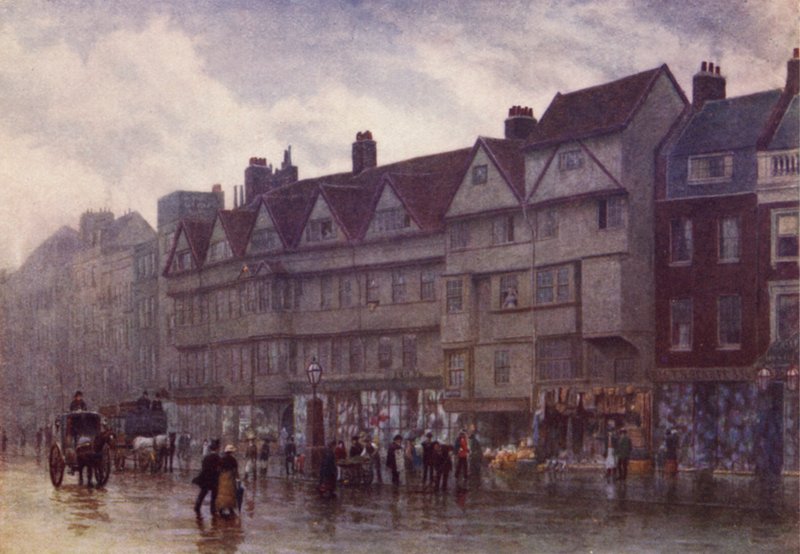 Staple Inn, Holborn, 1884 od Philip Norman