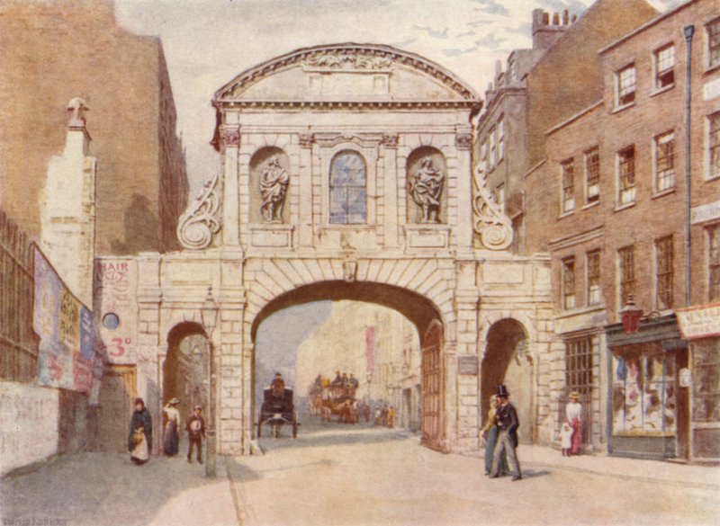 Temple Bar, 1876 od Philip Norman
