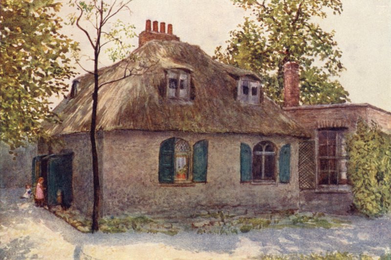 Došková chata poblíž Paddington Green, 1895 od Philip Norman