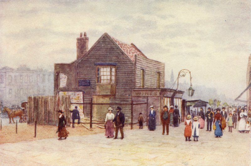 Vine Tavern, Mile End, hledící na západ, 1903 od Philip Norman
