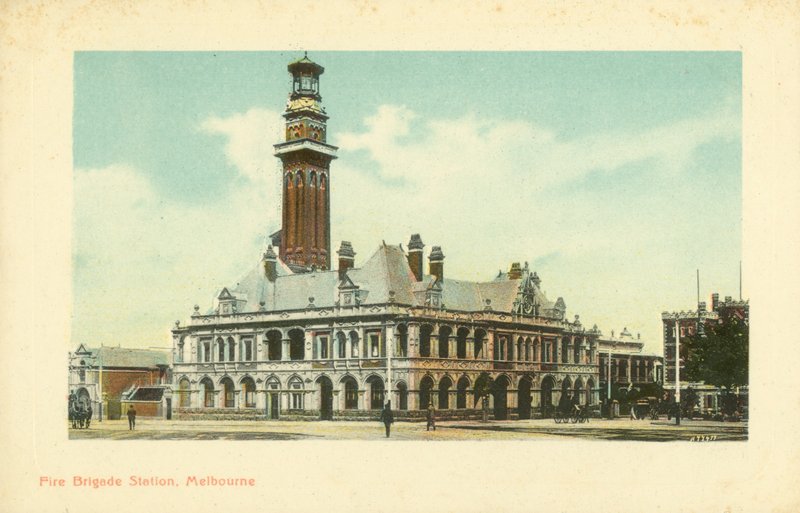 Hasičská stanice, Melbourne, Victoria, Austrálie (foto) od Photographer Australian