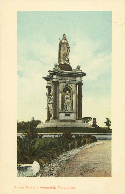 Památník královny Viktorie, Melbourne, Victoria, Austrálie (barevné lito) od Photographer Australian