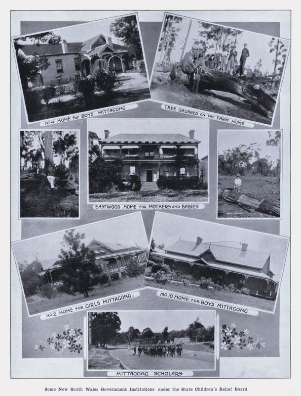 Některé vládní instituce Nového Jižního Walesu v rámci Státní rady pro pomoc dětem (černobílá fotografie) od Photographer Australian