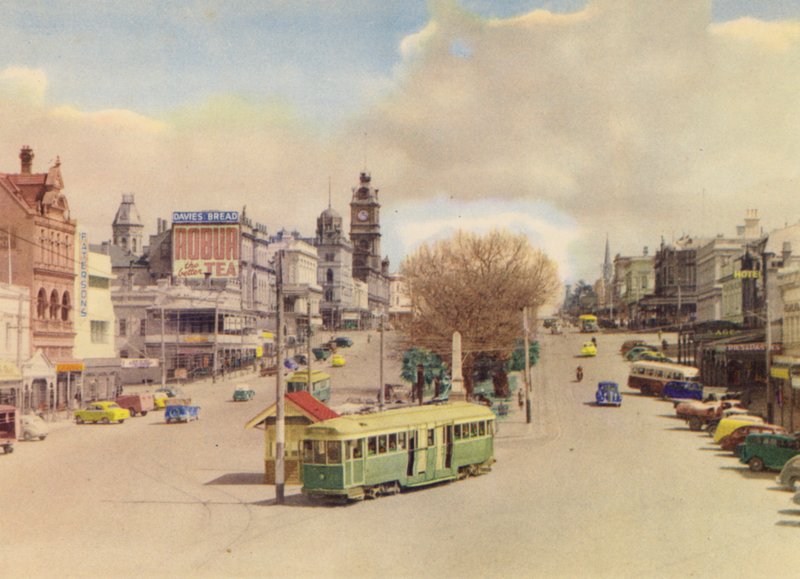 Sturt Street, Ballarat (barevná fotografie) od Photographer Australian