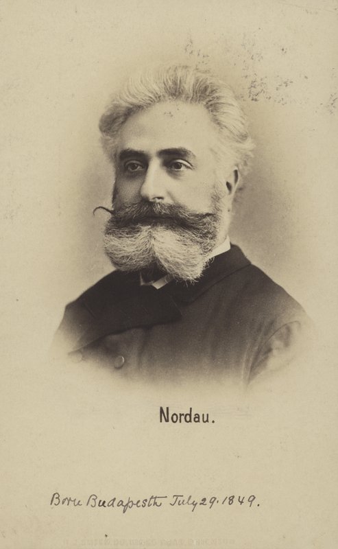 Max Nordau (1849-1923), maďarský sionistický vůdce a spisovatel (čb fotografie) od Photographer Austrian