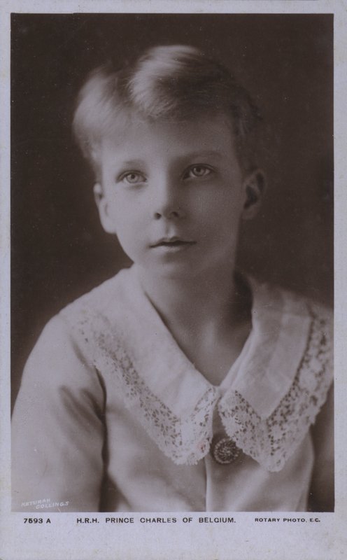 Princ Charles Belgický, hrabě z Flander (černobílá fotografie) od Photographer Belgian