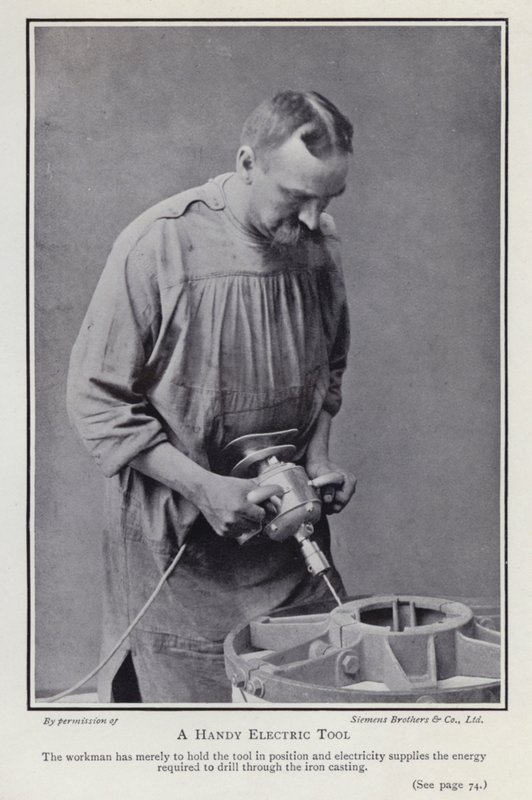 Šikovné elektrické nářadí (černobílá fotografie) od Photographer German