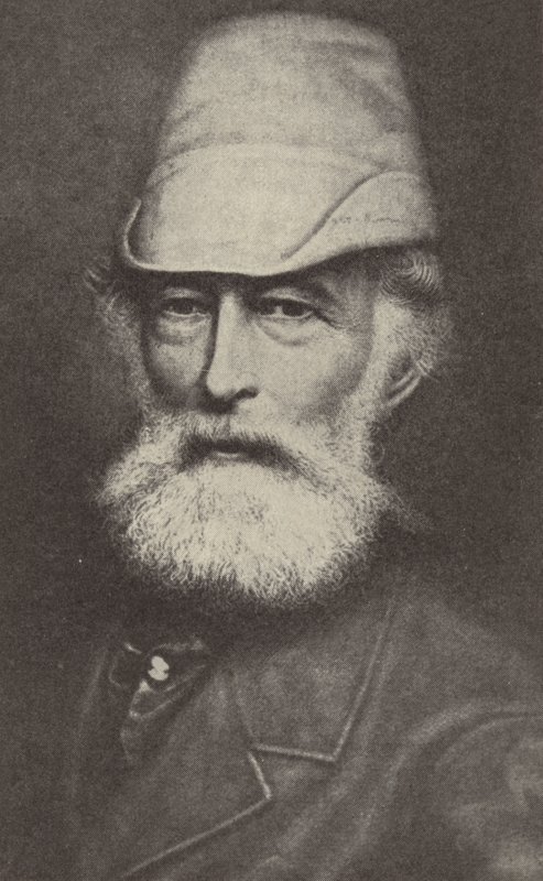 Alfred Krupp, německý průmyslník, který založil Krupp Works v Essenu (čb foto) od Photographer German