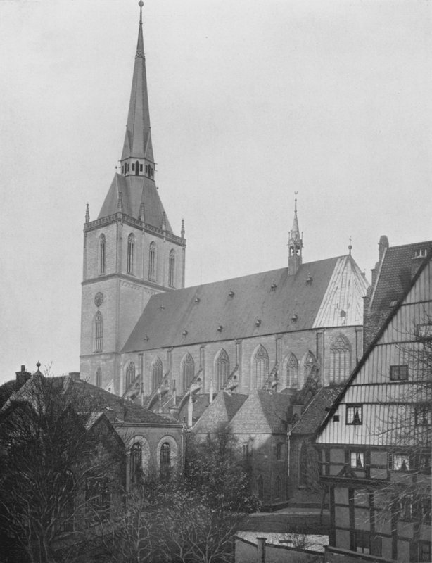 Andreaskirche (černobílá fotografie) od Photographer German