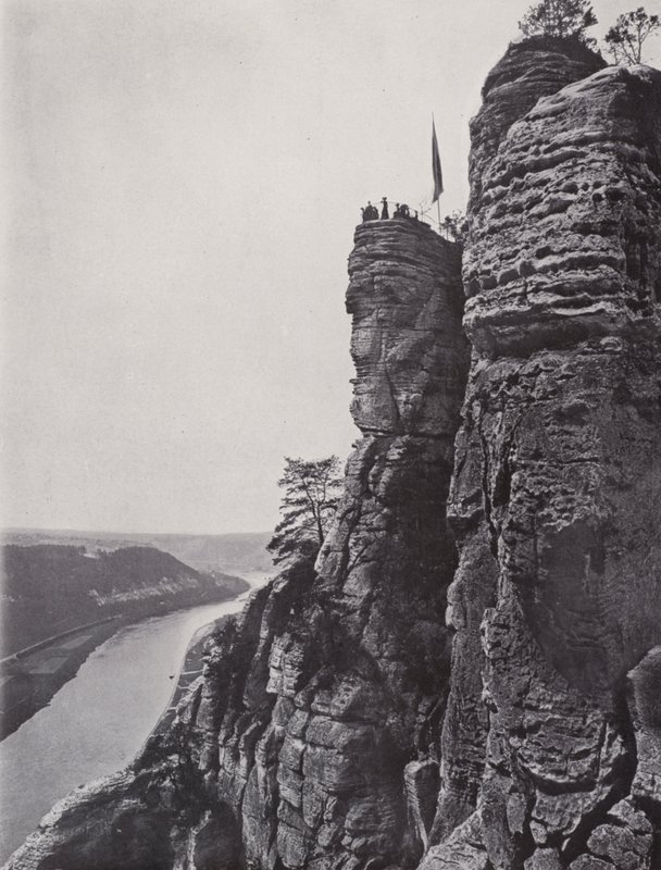 Basteifelsen (černobílá fotografie) od Photographer German