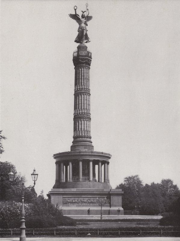 Die Siegessaule (černobílá fotografie) od Photographer German