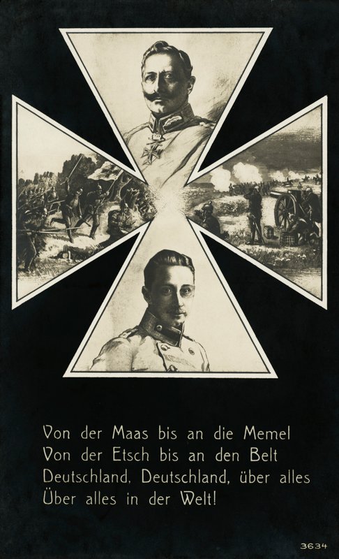 Kaiser Wilhelm II (černobílá fotografie) od Photographer German