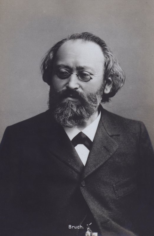 Max Bruch , německý dirigent a skladatel (č/b foto) od Photographer German