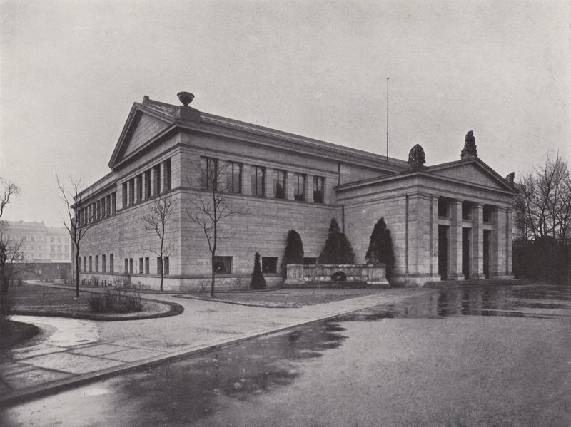 Muzeum Pergamon (černobílá fotografie) od Photographer German