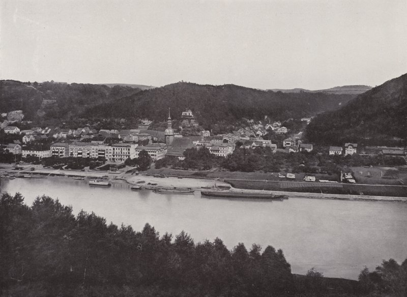 Schandau (černobílá fotografie) od Photographer German