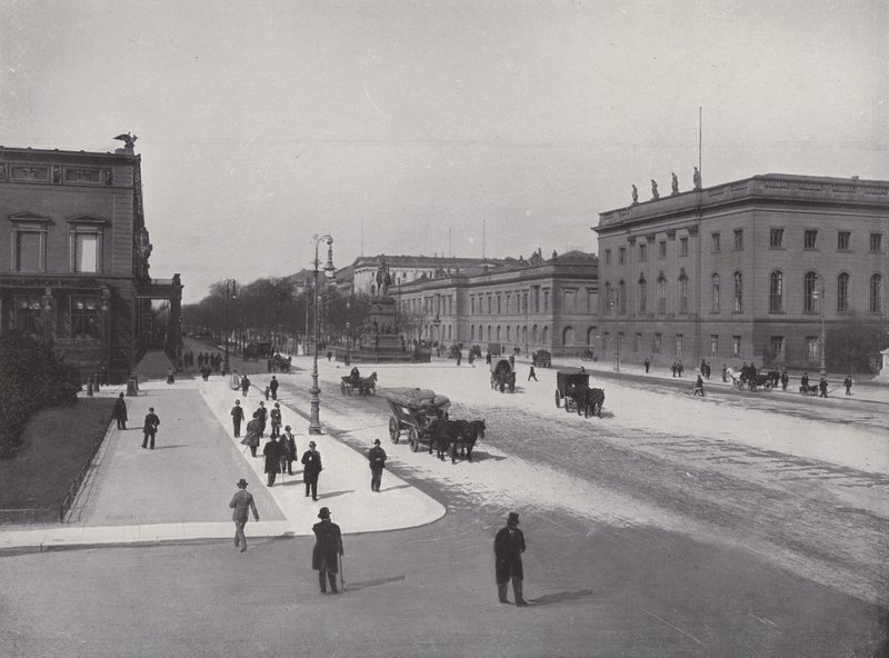 Unter Den Linden (černobílá fotografie) od Photographer German