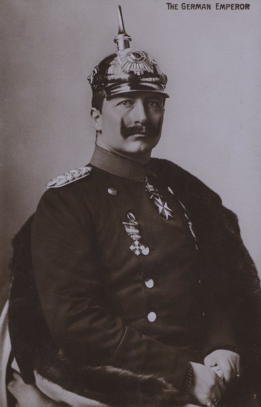 Wilhelm II., německý císař (černobílá fotografie) od Photographer German