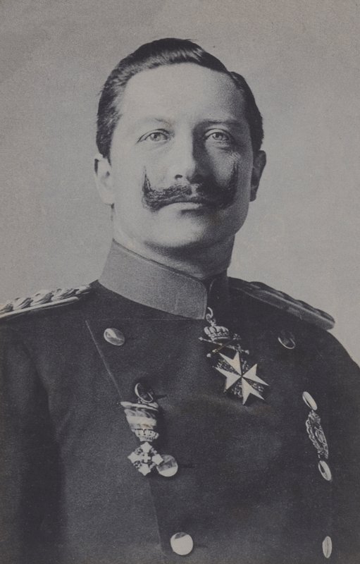 Wilhelm II, německý císař (černobílá fotografie) od Photographer German