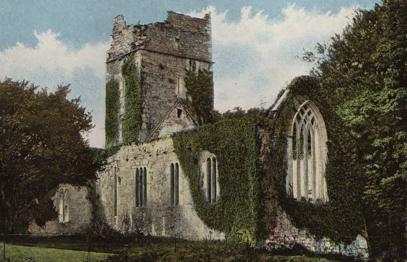 Jižní Irsko: Muckross Abbey, Killarney (barevné foto) od Photographer Irish