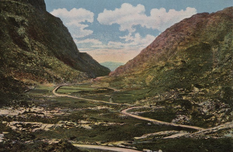 Jižní Irsko: The Gap of Dunloe, Killarney (barevné foto) od Photographer Irish