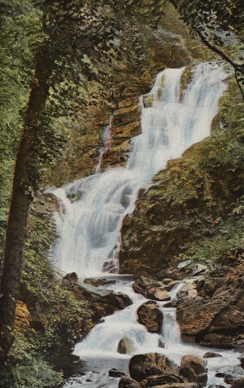 Jižní Irsko: Torc Cascade, Killarney (barevné foto) od Photographer Irish