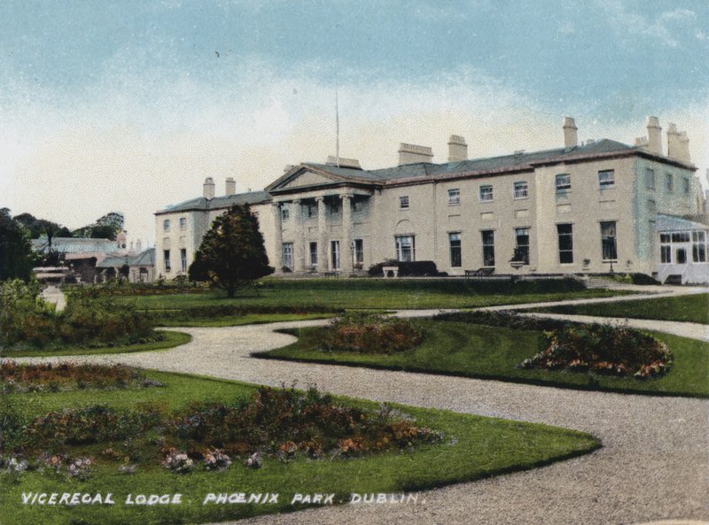 Viceregal Lodge, Phoenix Park, Dublin (barevná fotografie) od Photographer Irish