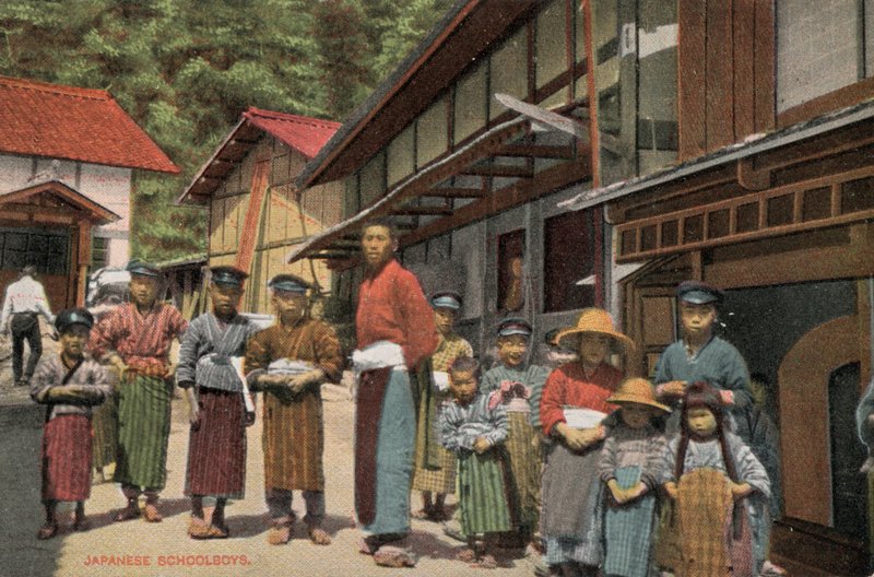 Japonští školáci (foto) od Photographer Japanese