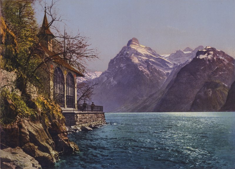 Kaple Tell, Gitschen u Urirotstocku (barevné foto) od Photographer Swiss