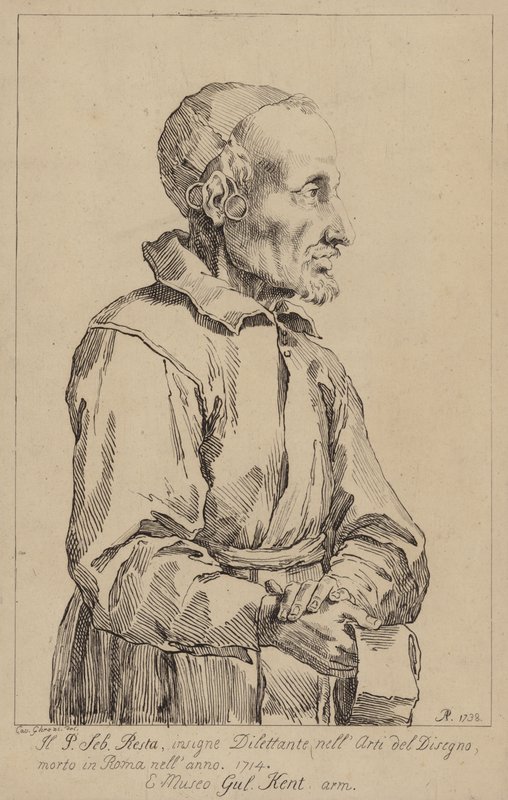 Sebastiano Resta, italský sběratel kreseb od Pier Leone Ghezzi