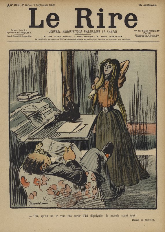 Ilustrace pro Le Rire od Pierre Georges Jeanniot