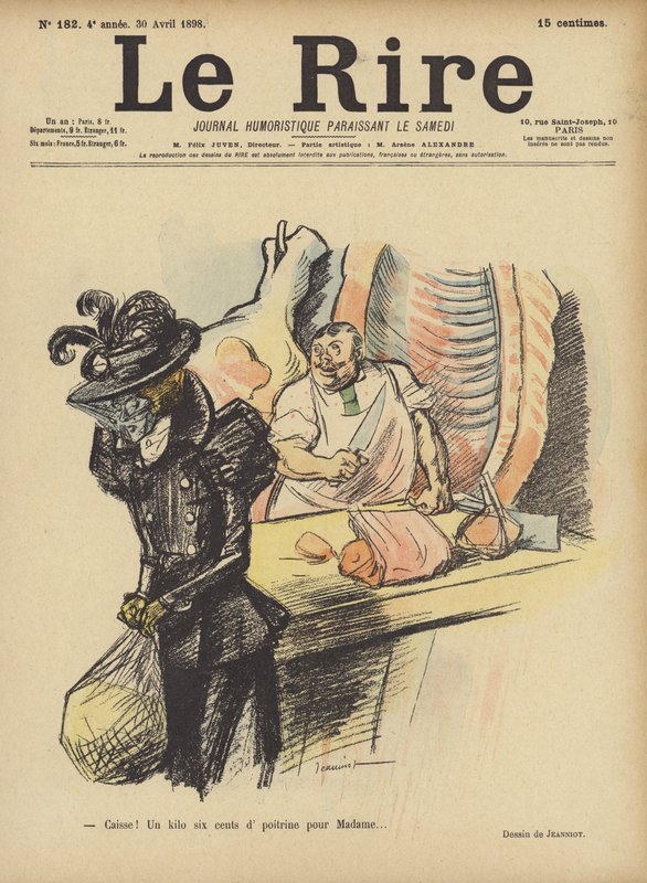 Ilustrace pro Le Rire od Pierre Georges Jeanniot