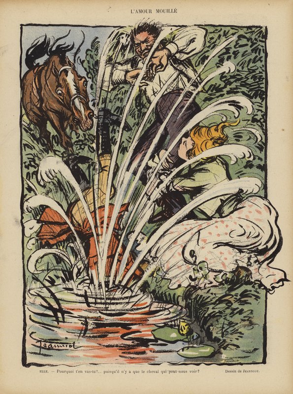 Ilustrace pro Le Rire od Pierre Georges Jeanniot