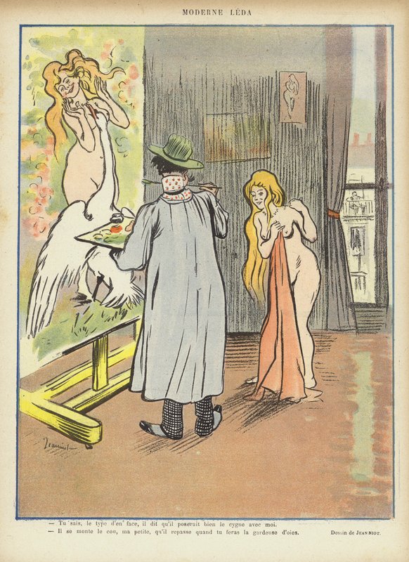 Ilustrace pro Le Rire od Pierre Georges Jeanniot