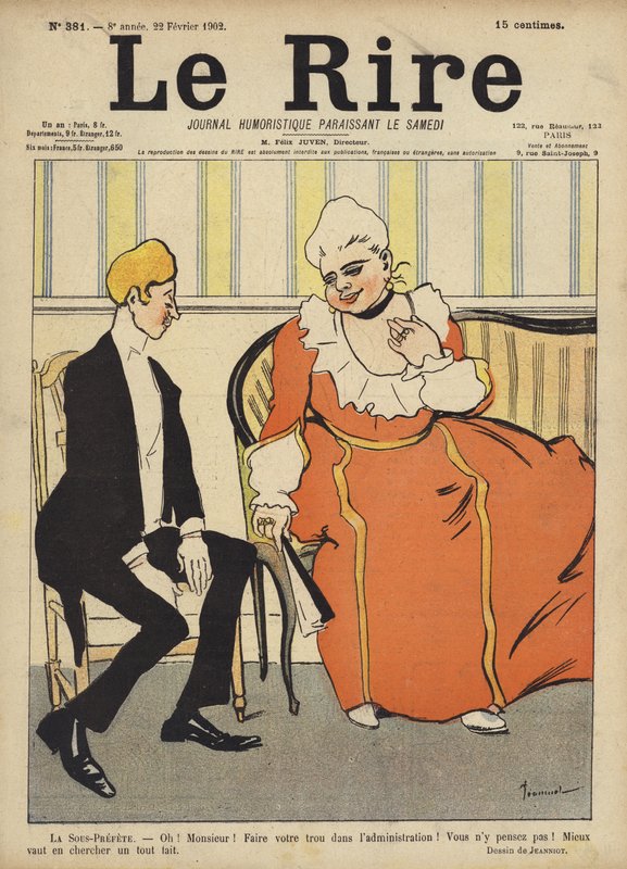 Ilustrace pro Le Rire od Pierre Georges Jeanniot