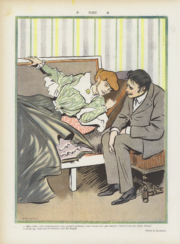 Ilustrace pro Le Rire od Pierre Georges Jeanniot