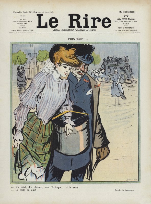Ilustrace pro Le Rire od Pierre Georges Jeanniot