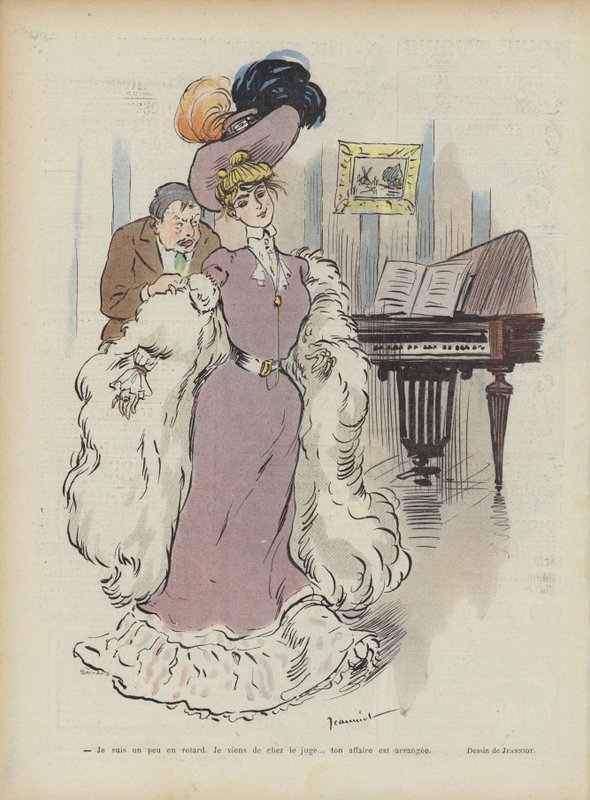 Ilustrace pro Le Rire od Pierre Georges Jeanniot