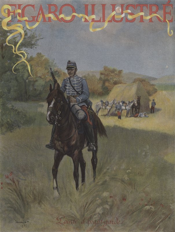 Předvoj. Obálka Le Figaro Illustre, březen 1896 od Pierre Georges Jeanniot