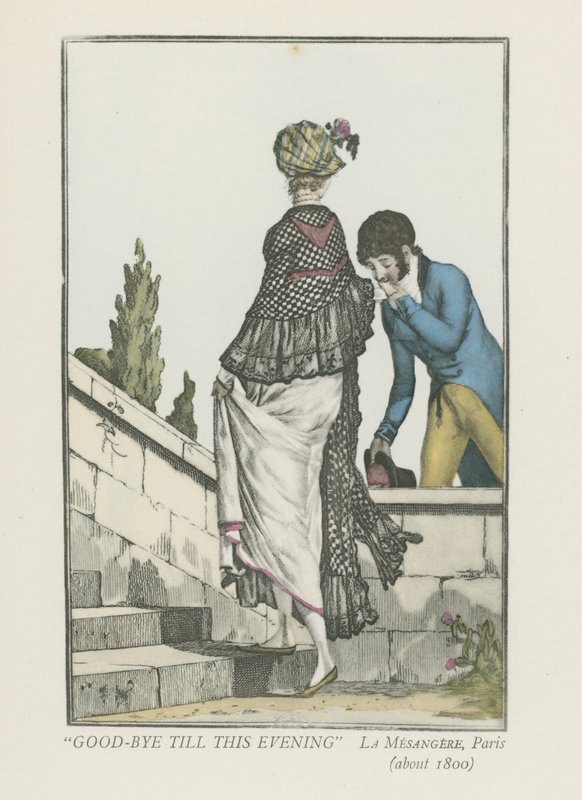 Sbohem do dnešního večera (asi 1800) od Pierre de La Mesangere