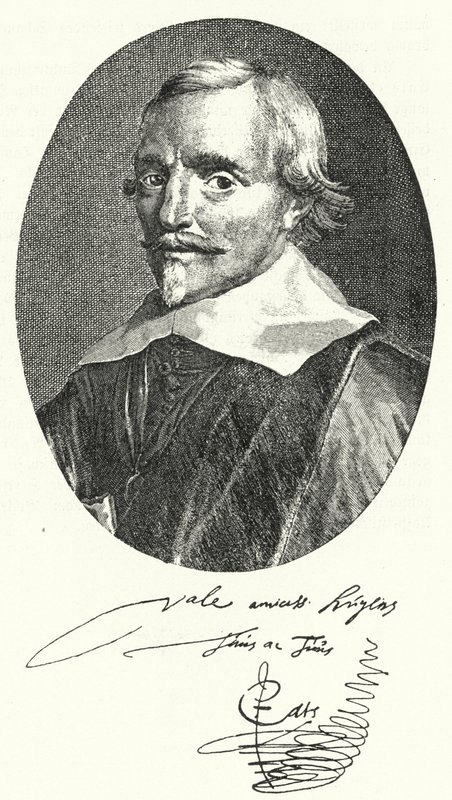 Jacob Cats, holandský básník a diplomat (rytina) od Pieter (attr.to) Dubordieu