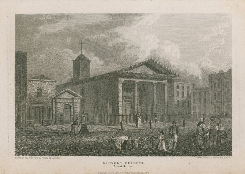 Kostel svatého Pavla, Covent Garden od Pieter Jansz. Quast
