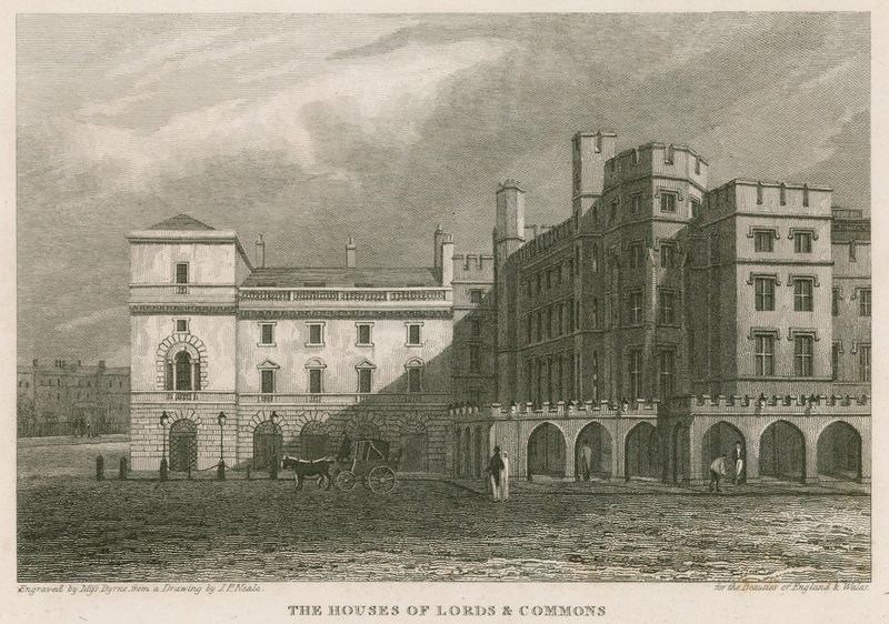 Sněmovny lordů a Commons od Pieter Jansz. Quast
