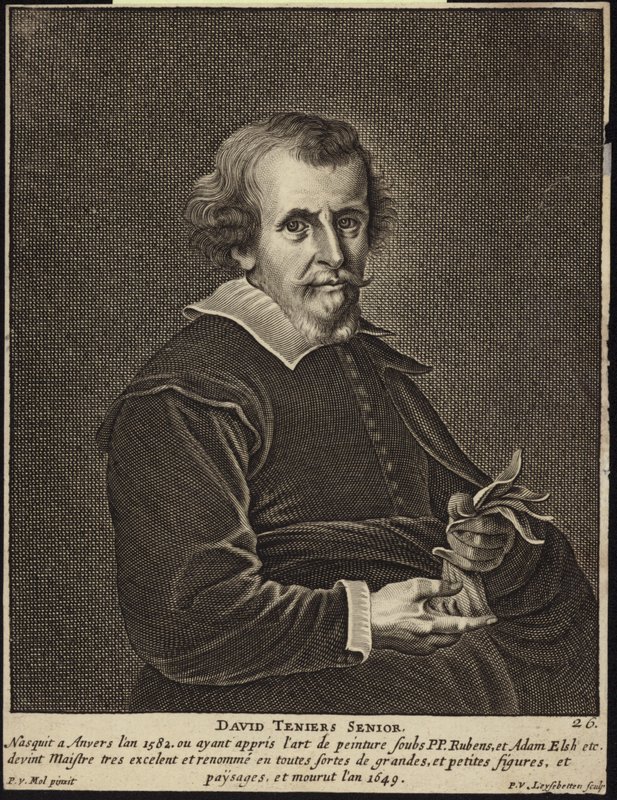 Portrét Davida Tenierse staršího od Pieter van Mol